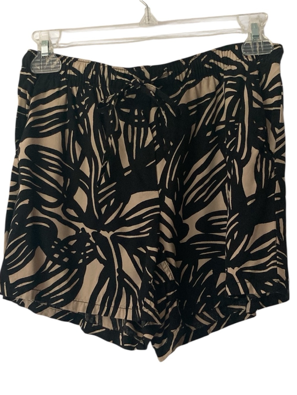 Gap Black and Tan Patterned Shorts XS